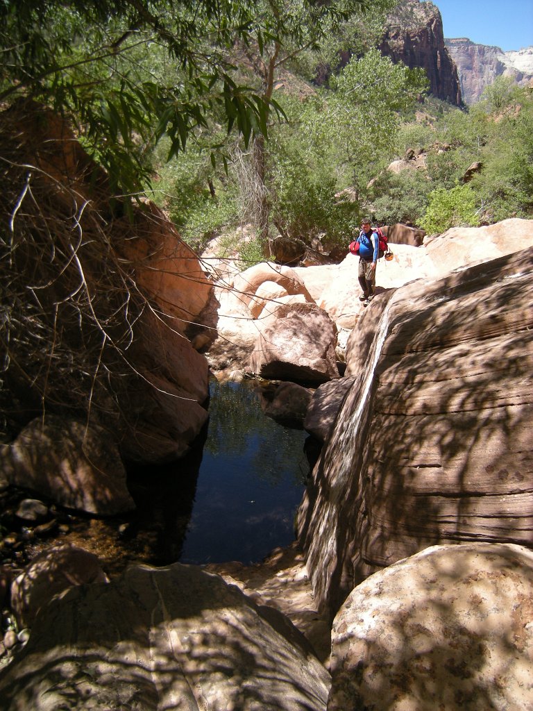 111a Zion Birthday Canyoneering trip 087