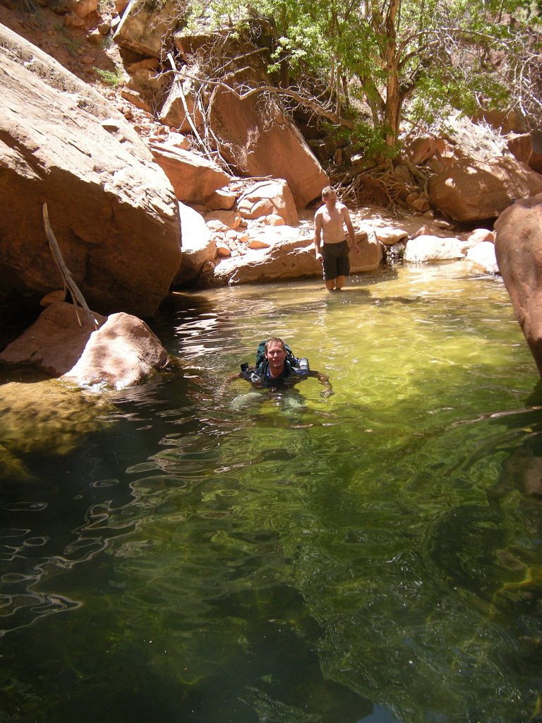 117aZion Birthday Canyoneering trip 088