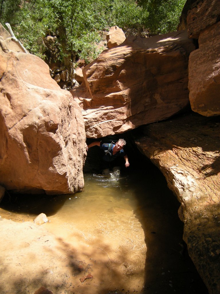 122b Zion Birthday Canyoneering trip 090